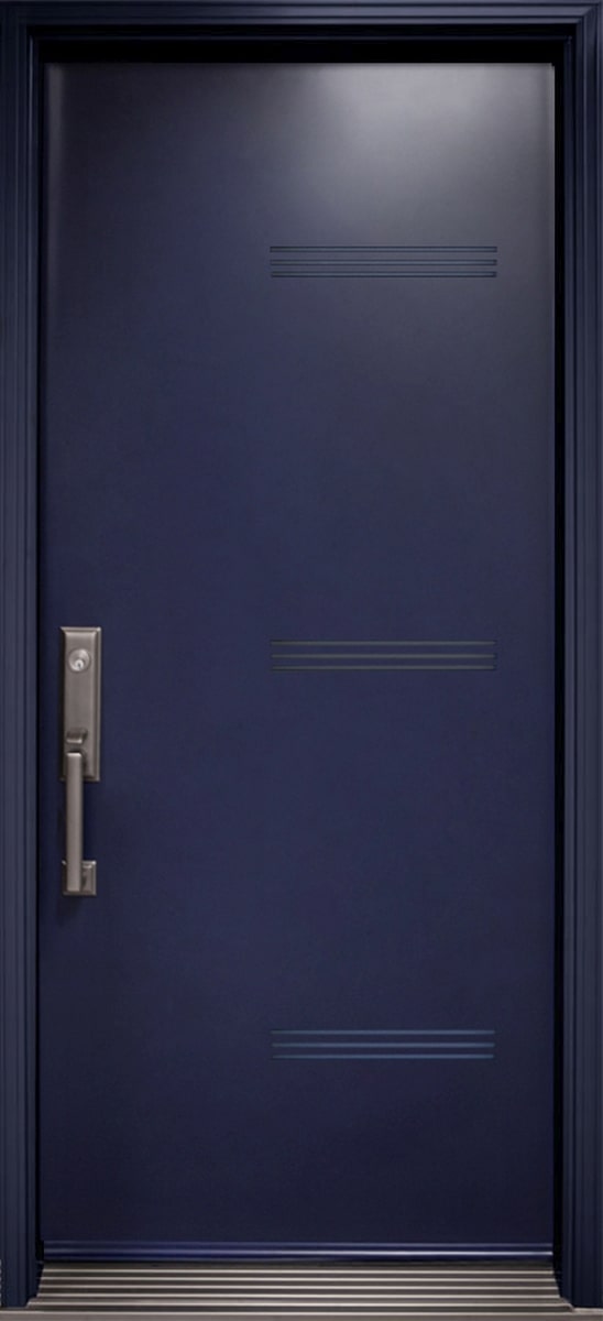 #116_Steel Single Modern Door