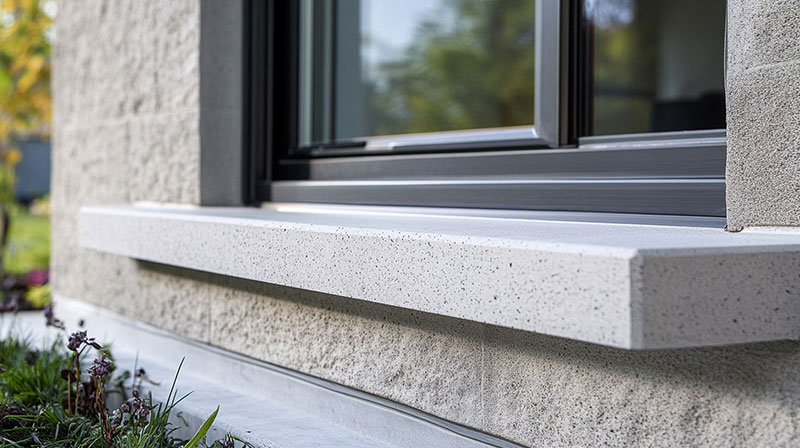 window concrete sill replacement