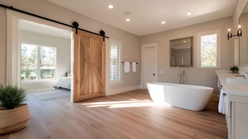 Barn style sliding doors