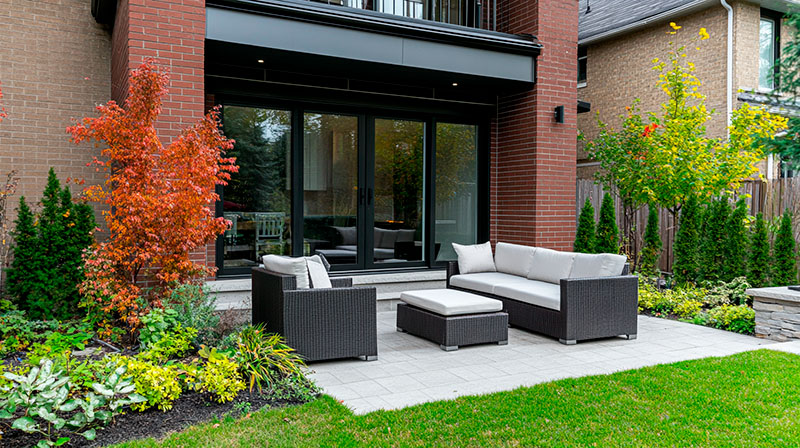 Four Panel Sliding Glass Doors