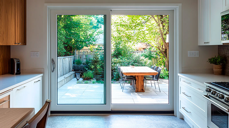 Two Panel Sliding Glass Doors
