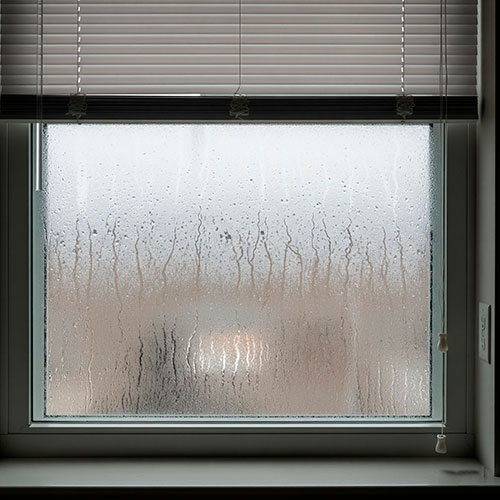 window moisture between panes