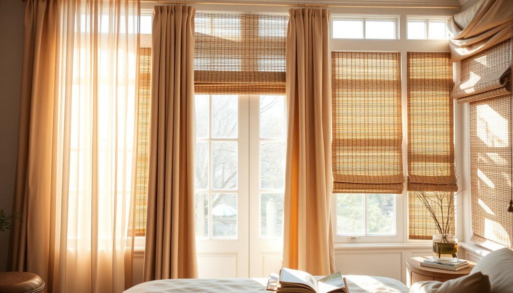 materials and colours window treatments
