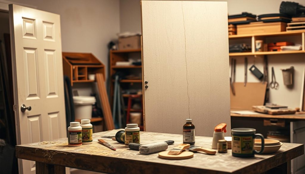 refinishing fiberglass doors