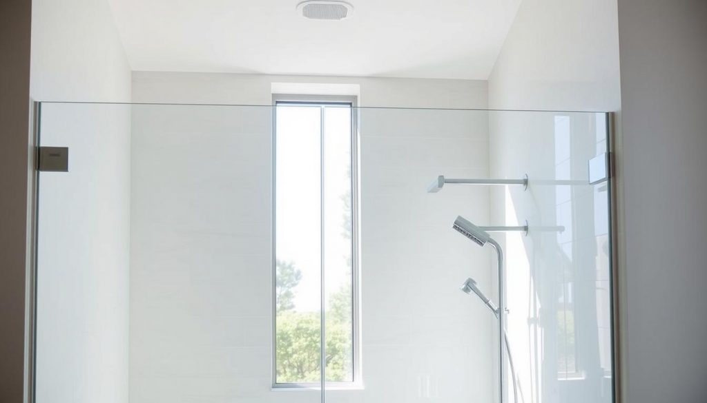 shower window materials
