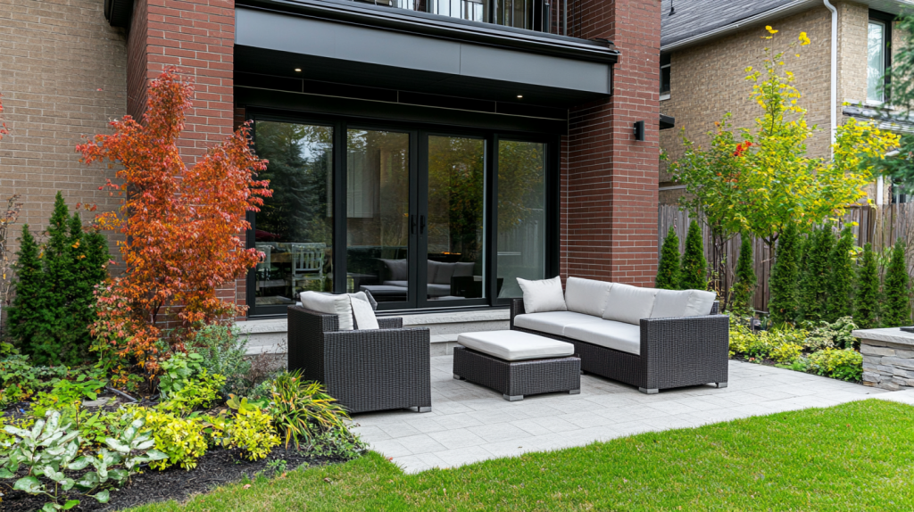 backyard sliding patio doors