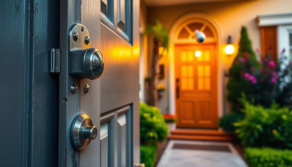 how to secure front door from break-ins