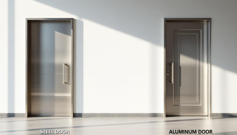steel vs aluminum doors