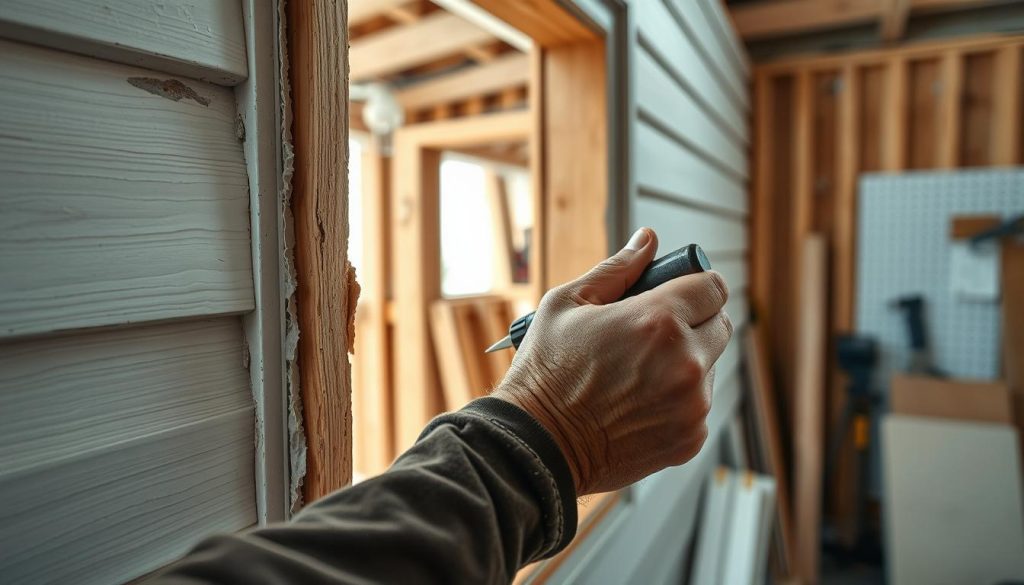 window installation siding removal