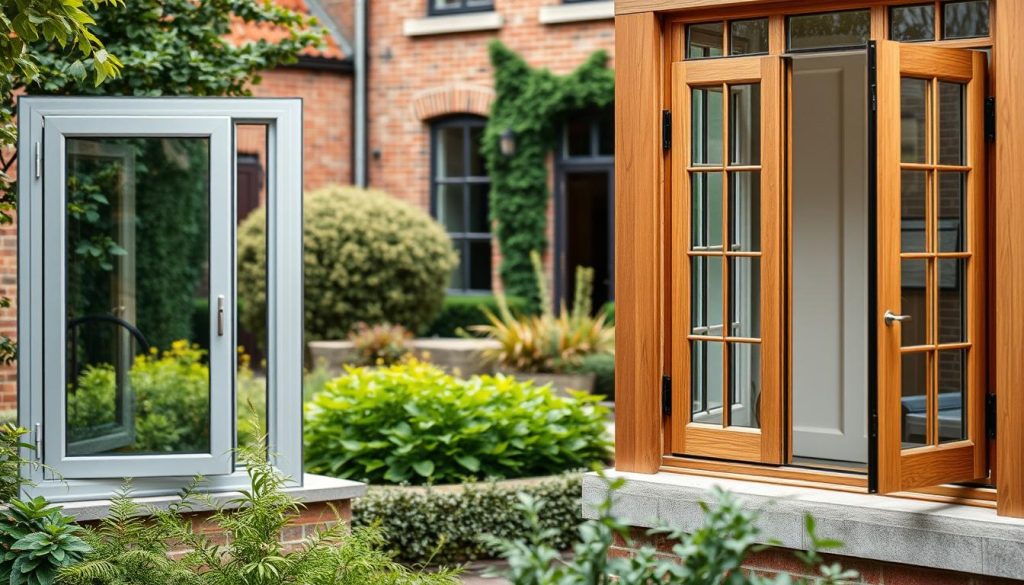 aluminium and wooden windows aesthetic appeal