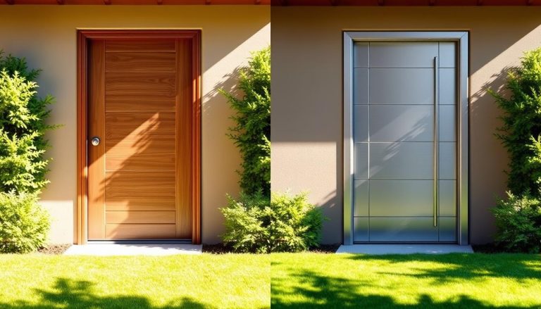 fiberglass vs aluminum doors