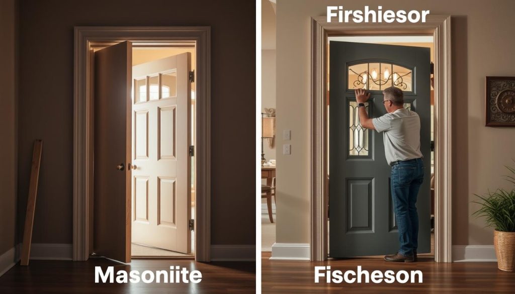 masonite vs fiberglass door installation