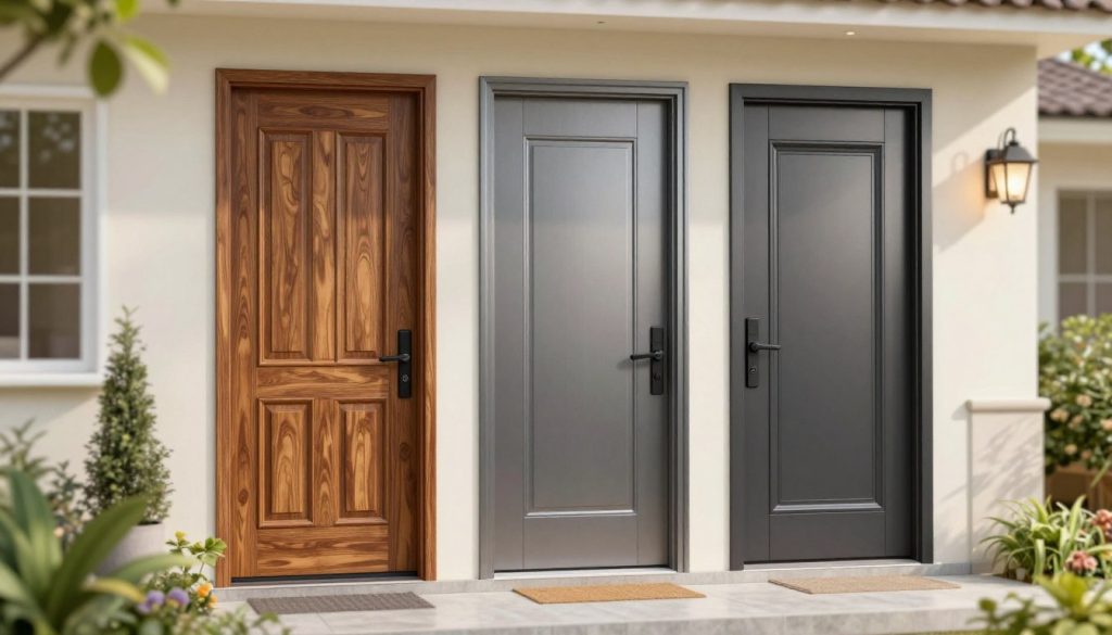 custom exterior doors materials comparison