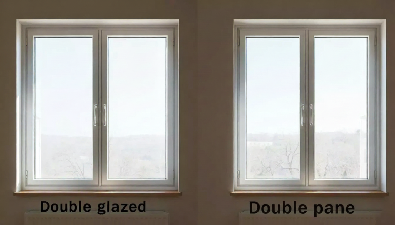 double glazed window vs double pane