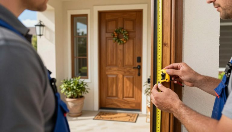 how to measure exterior door