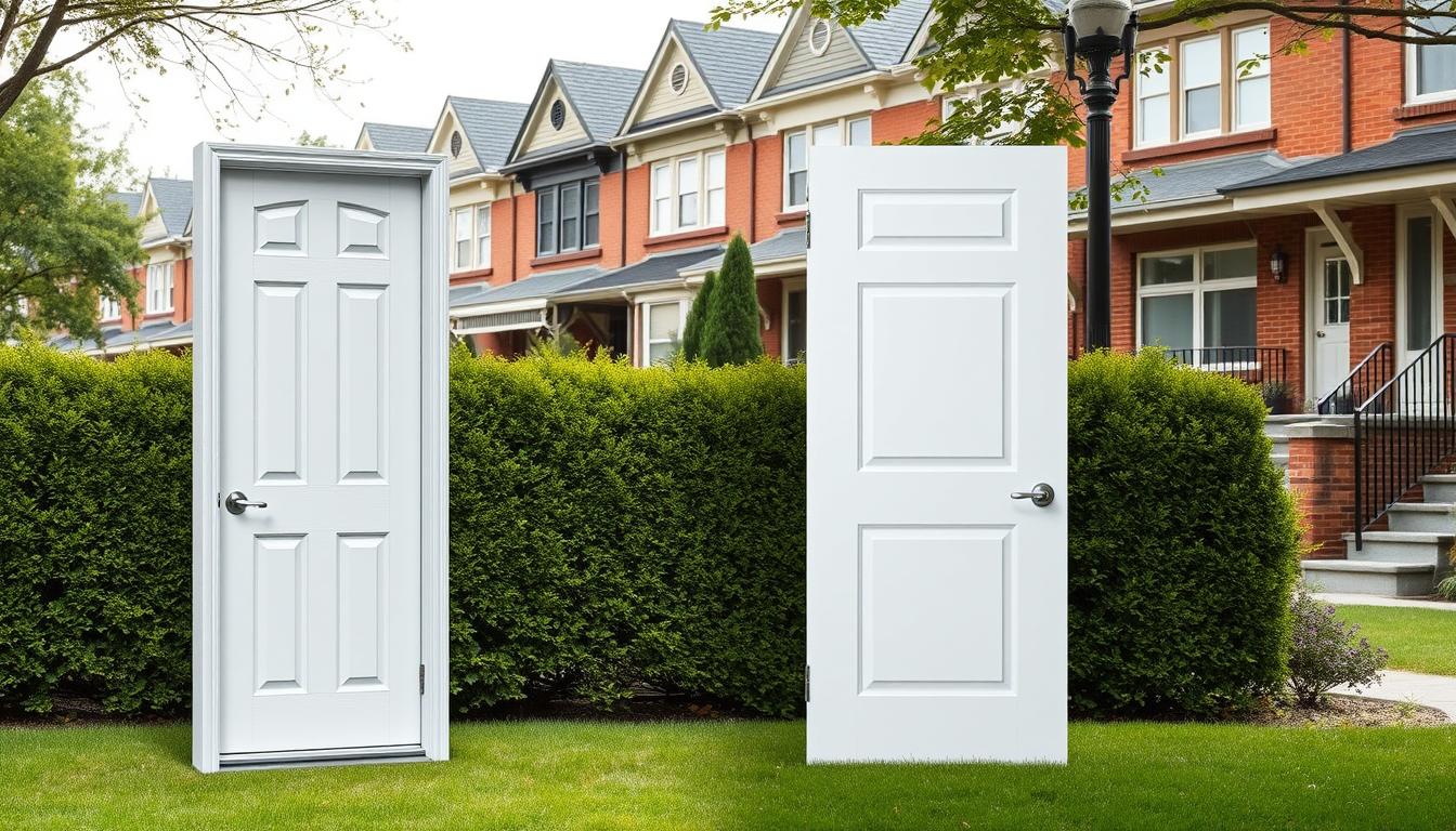 what is a prehung door vs slab