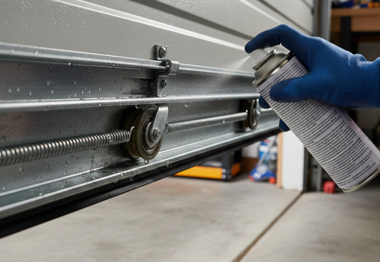 Regular lubrication is essential for garage door