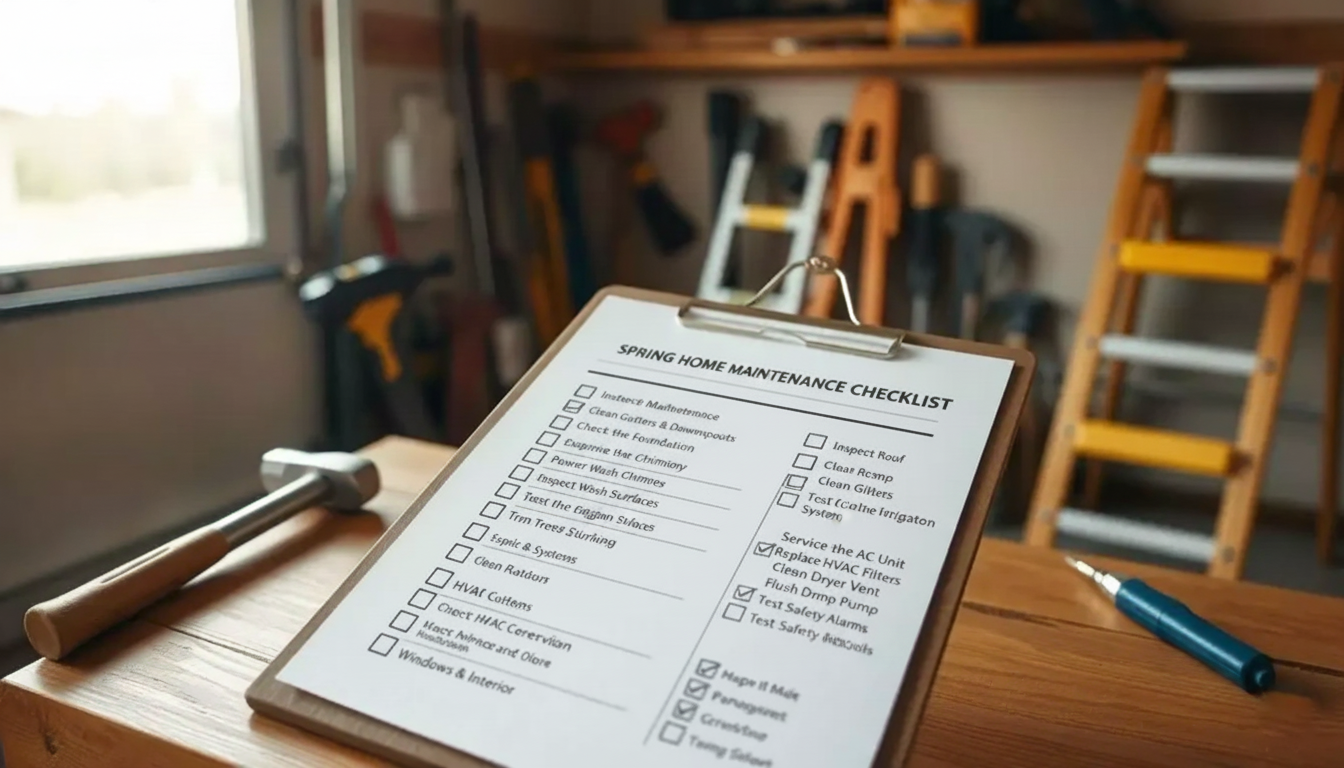 Spring Home Maintenance Checklist