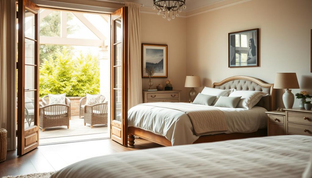 bedroom French doors