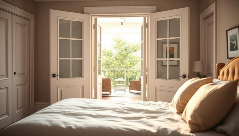 bedroom french doors