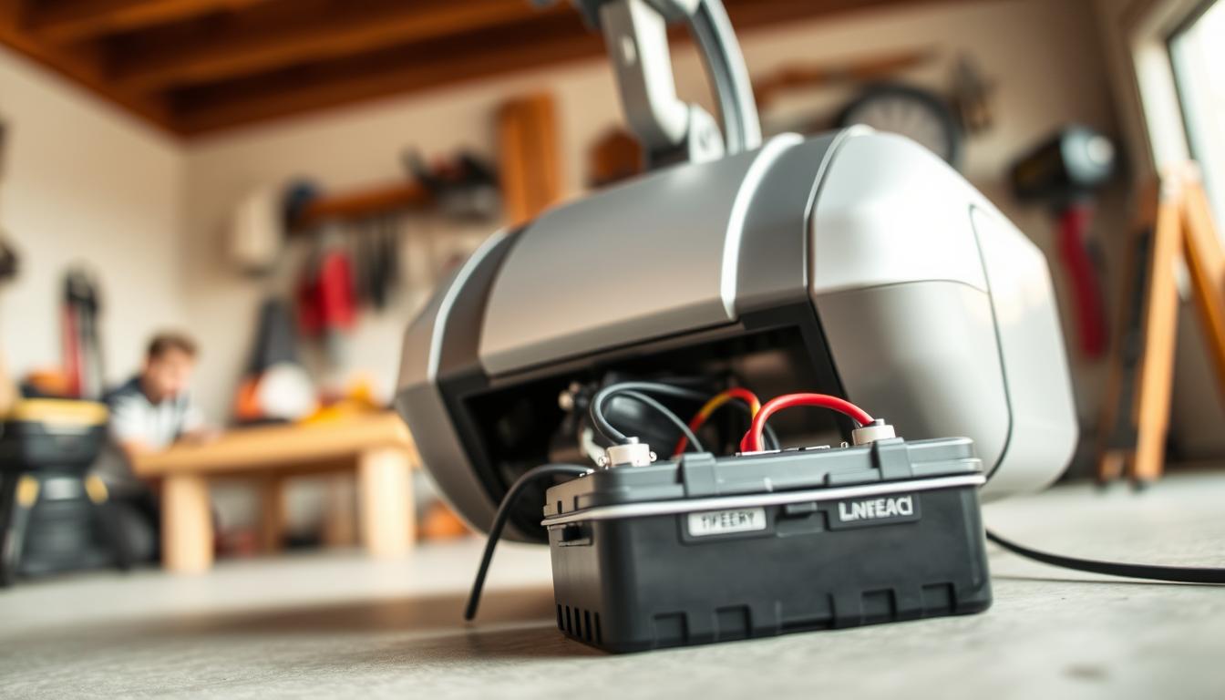 do garage door openers have batteries