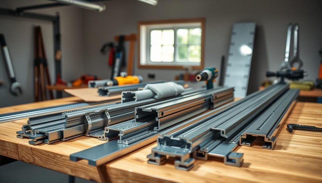 garage door track options