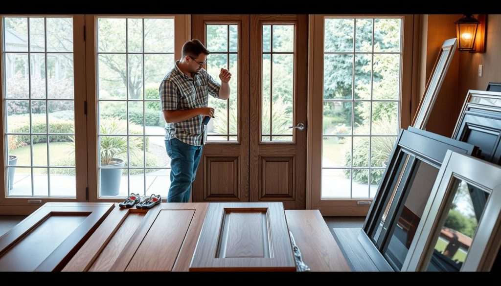 patio door materials maintenance