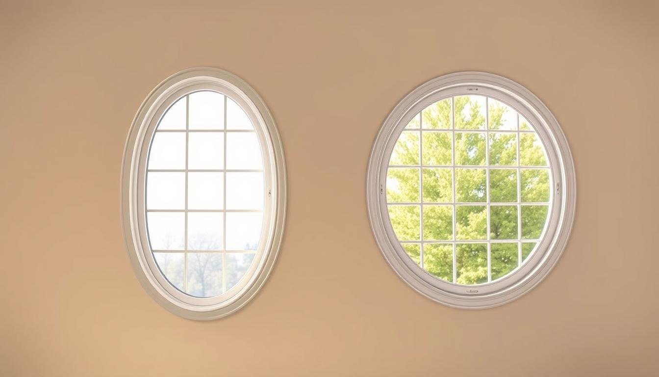 oval vs round window