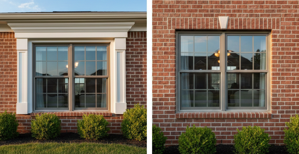 Brickmold vs No Brickmold Windows
