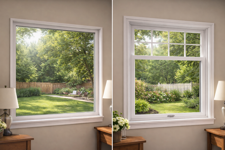 Picture Window vs Double Hung