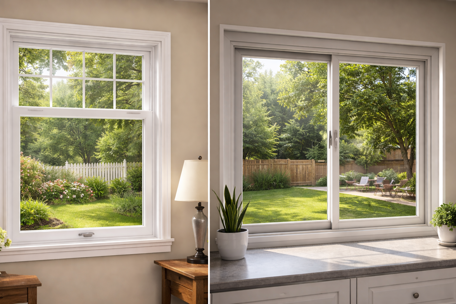 Single Hung vs Slider Windows