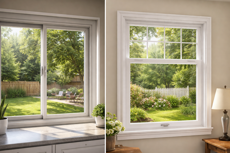 Sliding Window vs Double Hung Window