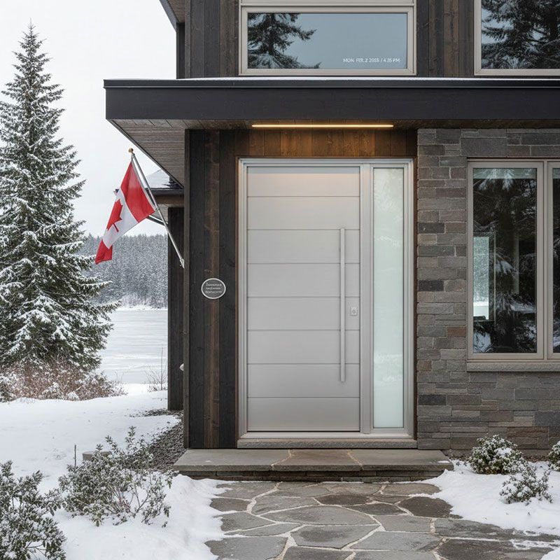 aluminum residential door