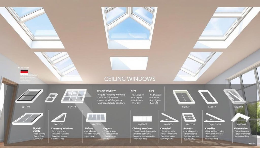 ceiling window types