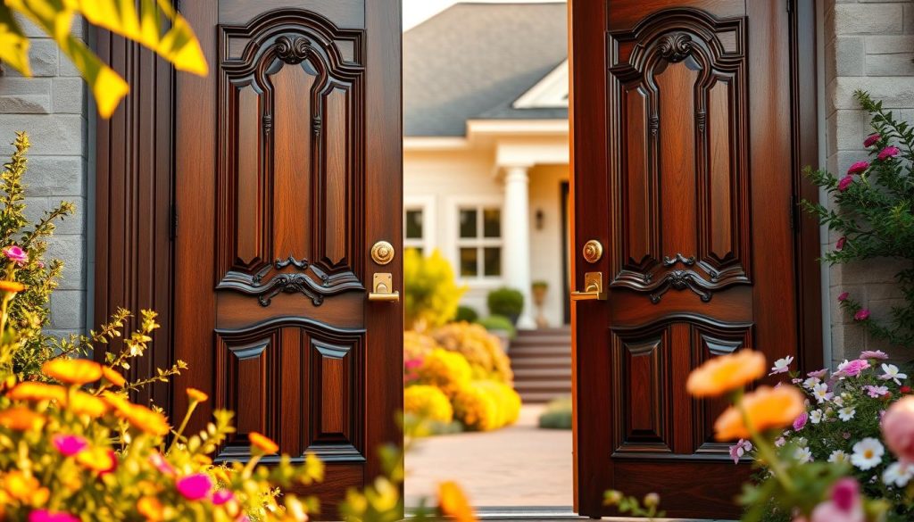 double front doors trend