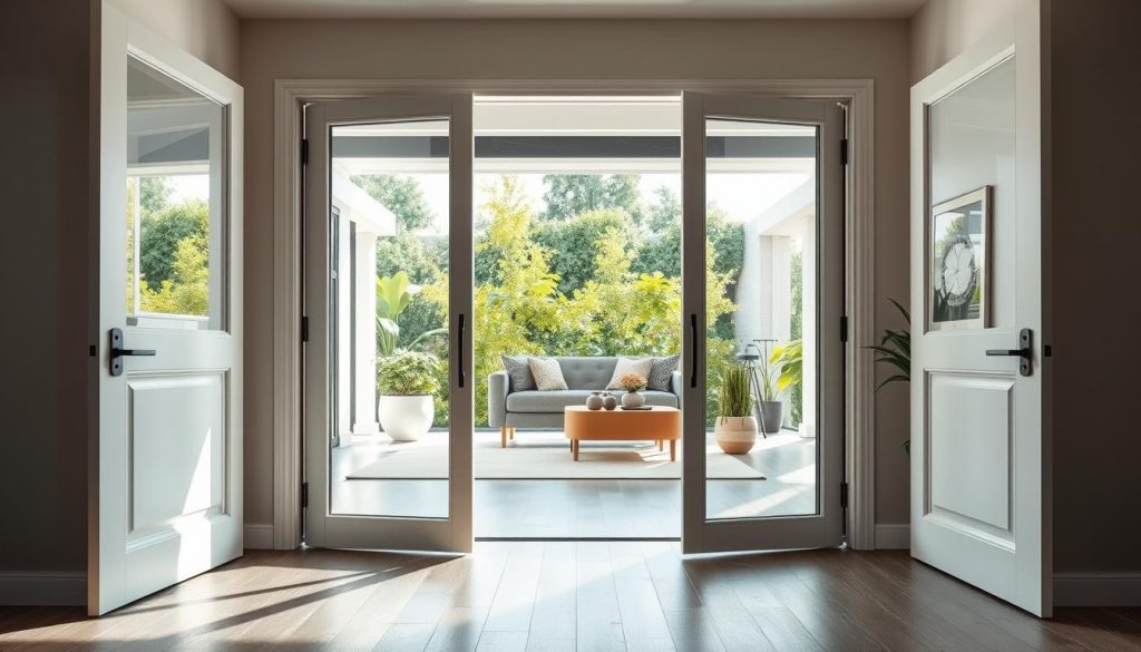 modern french doors