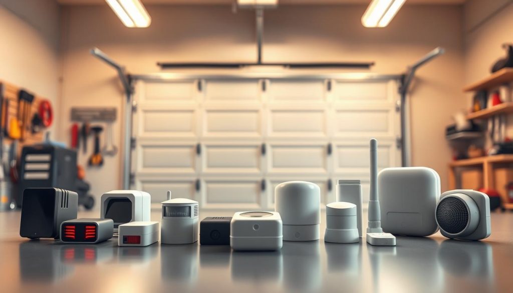 types of garage door sensors