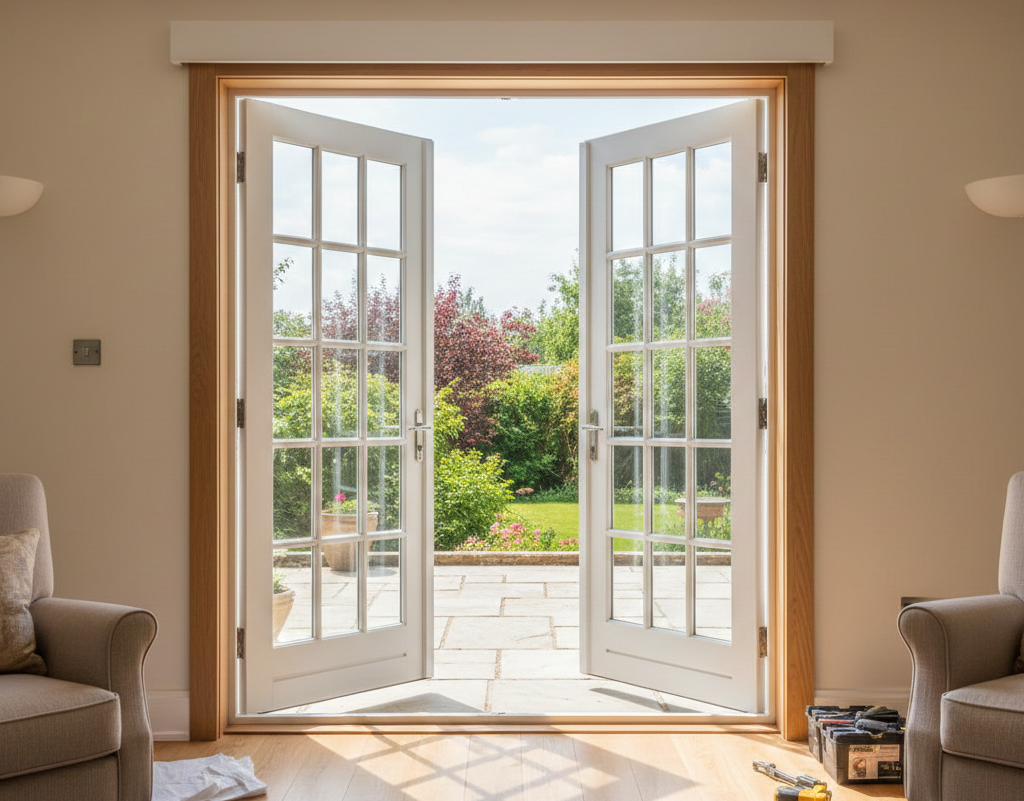 can you turn bifold doors into french doors