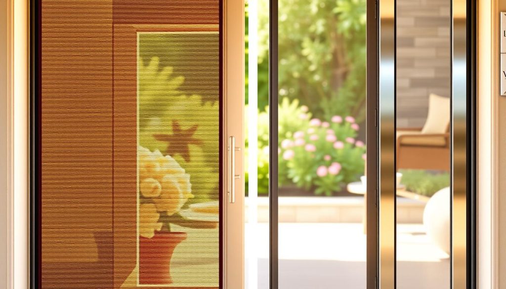 French door screens material comparison