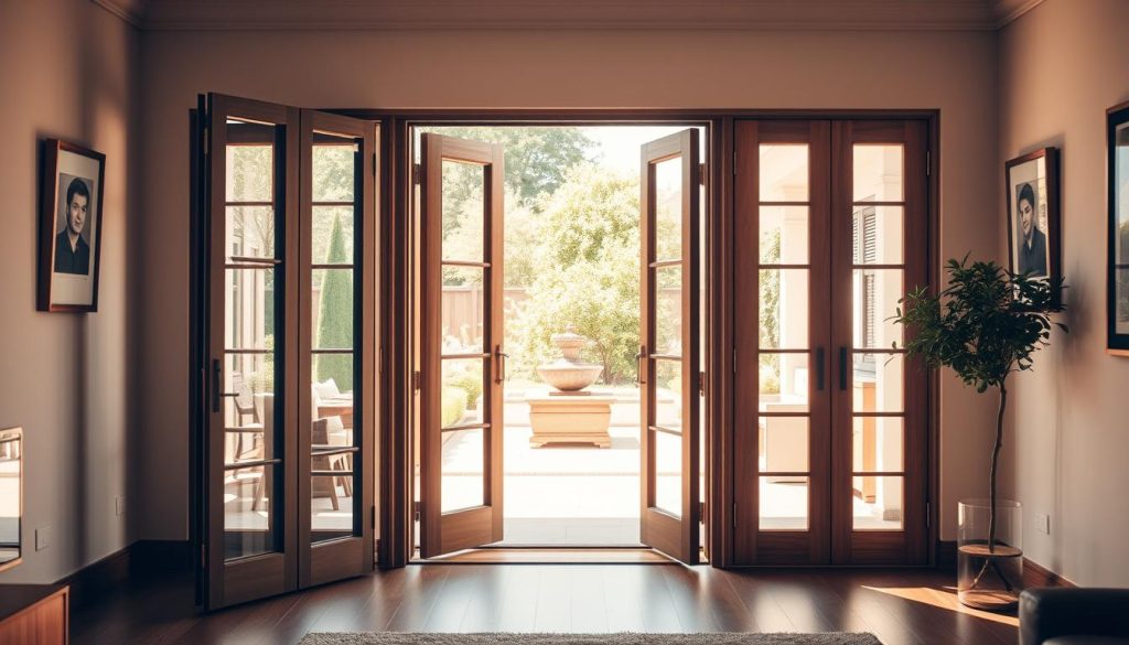 bifold to french door conversion