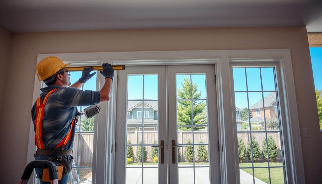 french door installation
