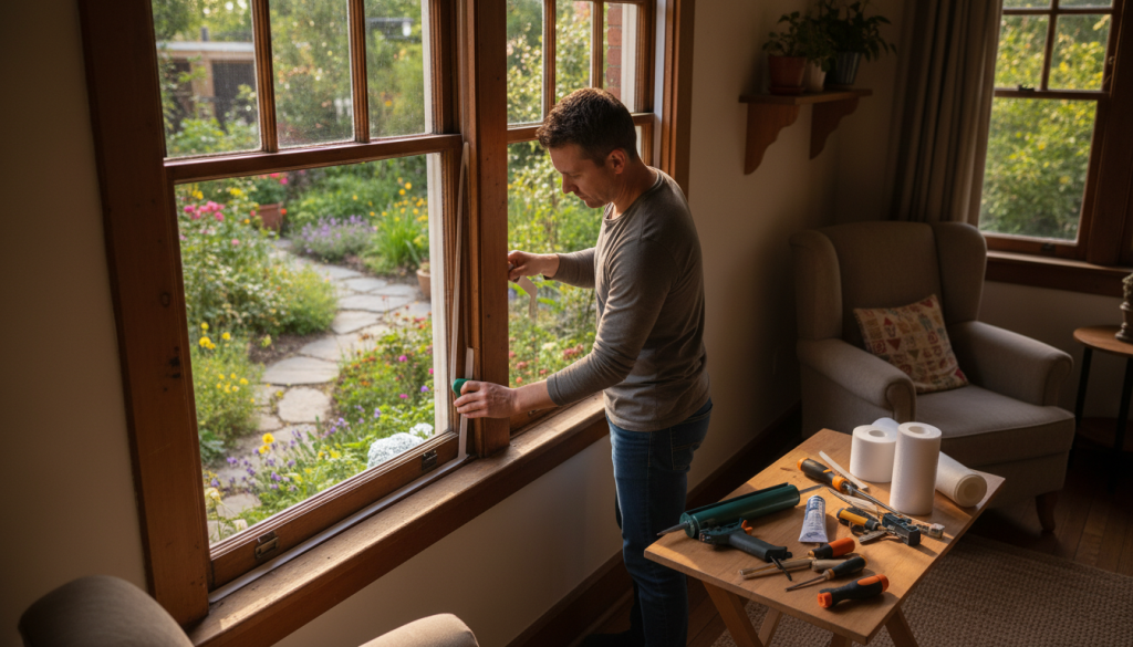 how to make old windows energy efficient