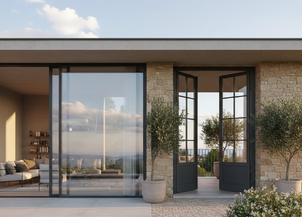 can you replace sliding doors with french doors