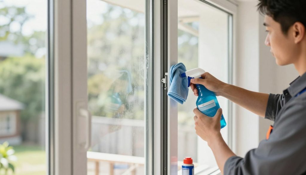 cleaning and lubricating windows for optimal operation