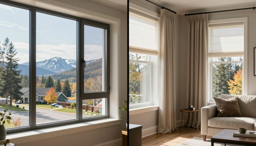 comparing window films with traditional treatments