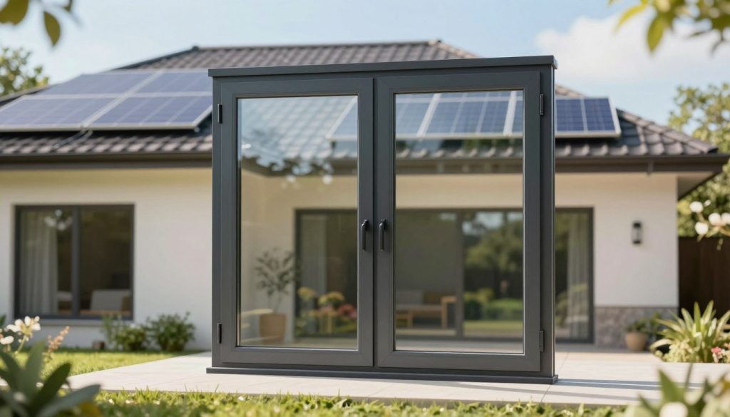 energy efficient double hung windows glass