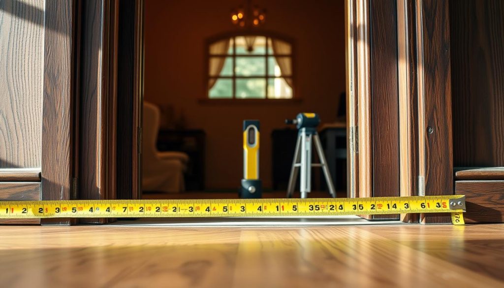 front door frame dimensions