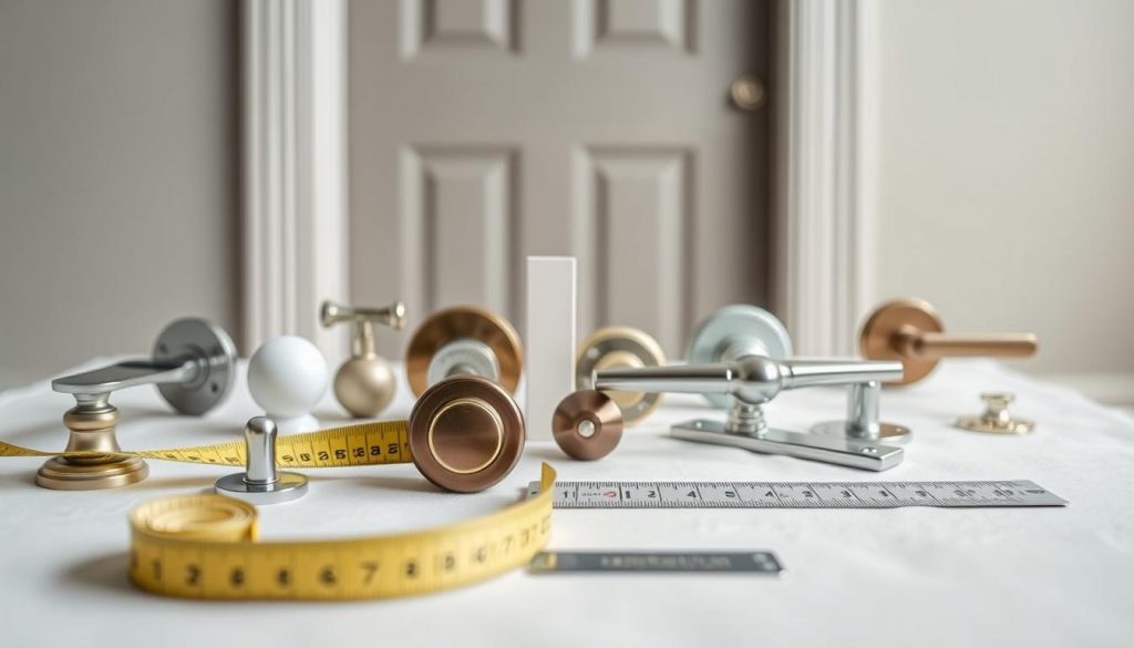 front door handle size variations