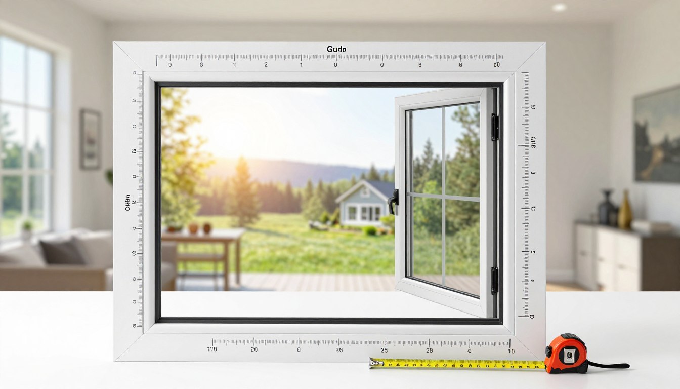 single hung window size chart