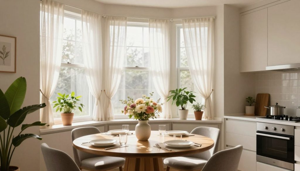 breakfast nook bay window ideas